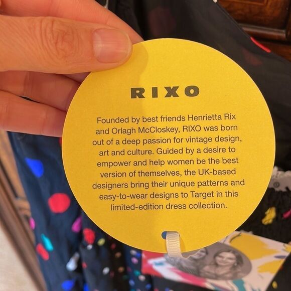 Nwt Riox with Target collaboration multi colored polka dot dress - Picture 6 of 11